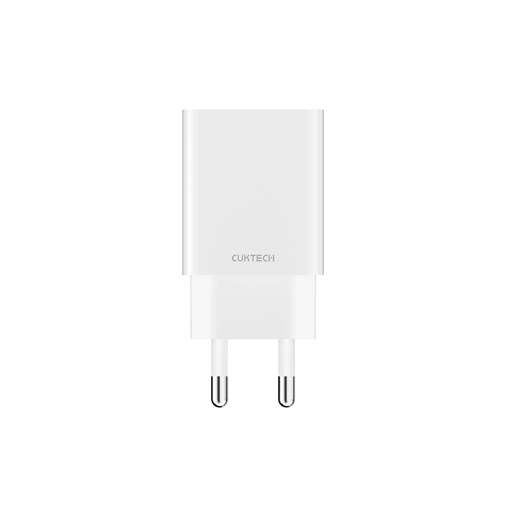หัวชาร์จเร็ว CUKTECH USB-C GAN 30W CUKTECH A18T สีขาว ใช้สำหรับ IPHONE (รองรับเทคโนโลยี PD 3.0)KR